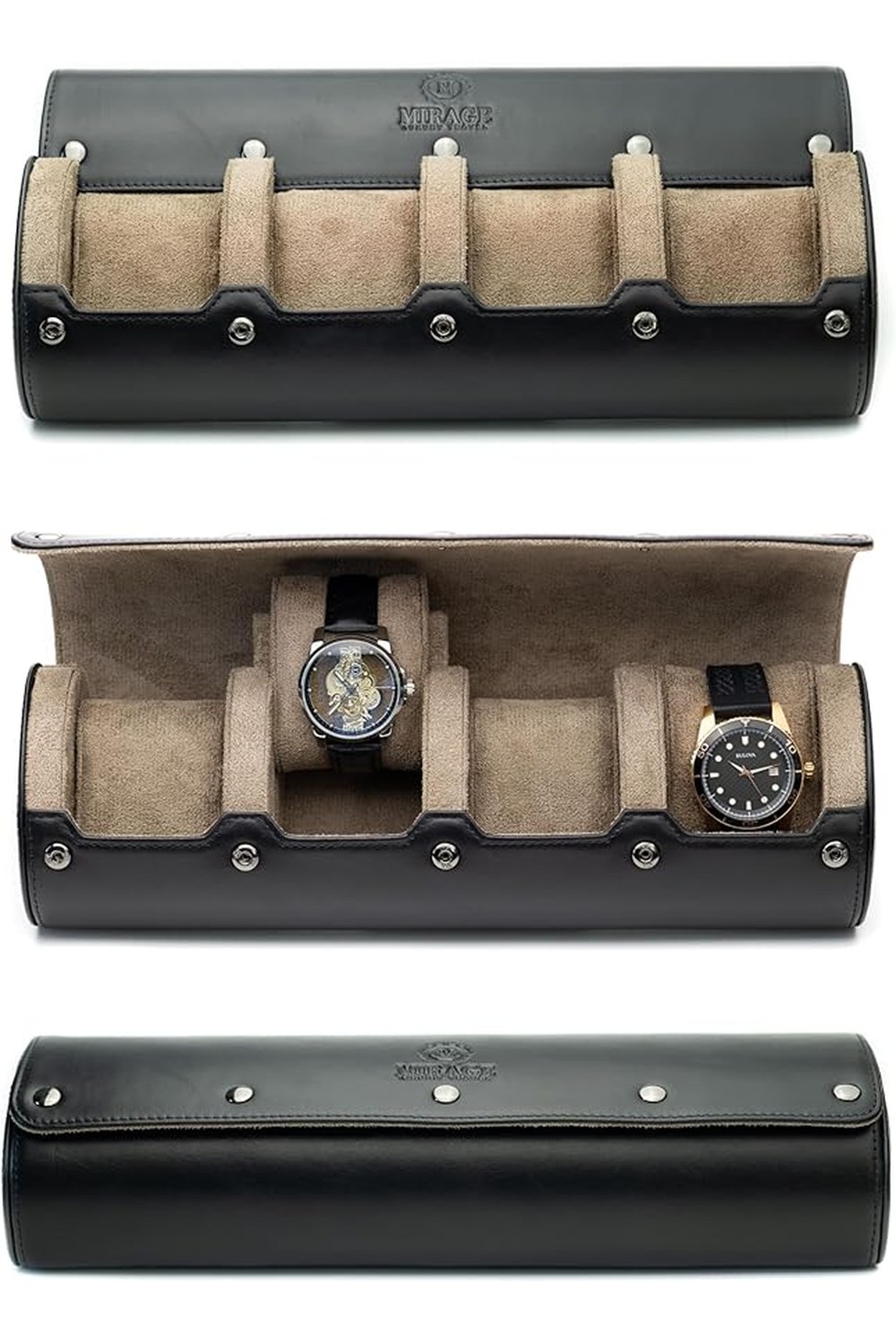 Hide & Drink Leather Watch Roll