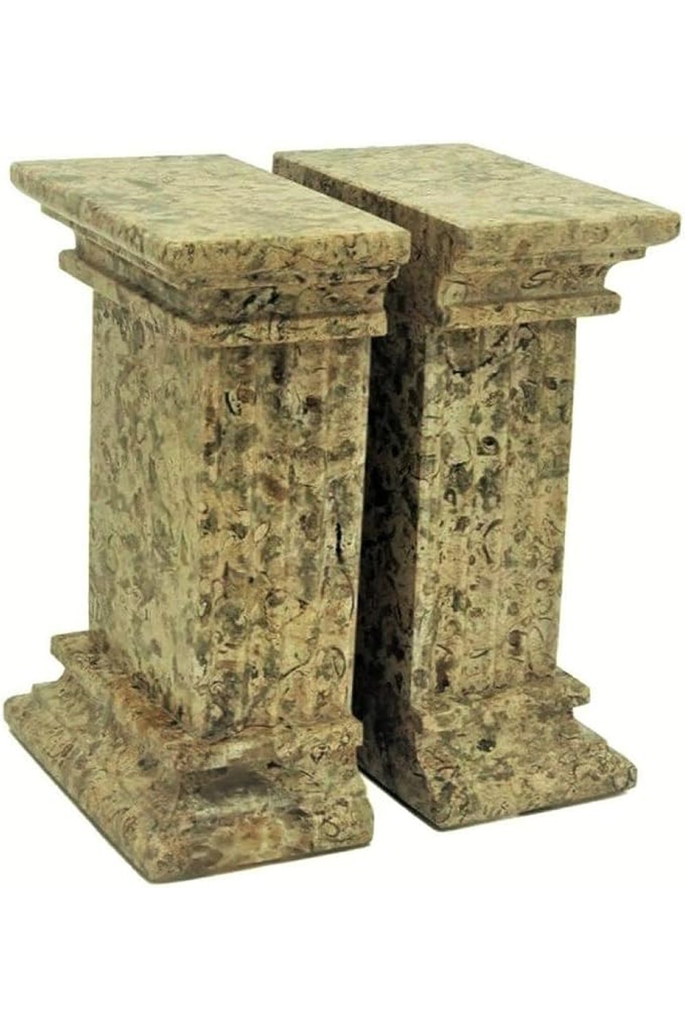 Marble Brass Bookends